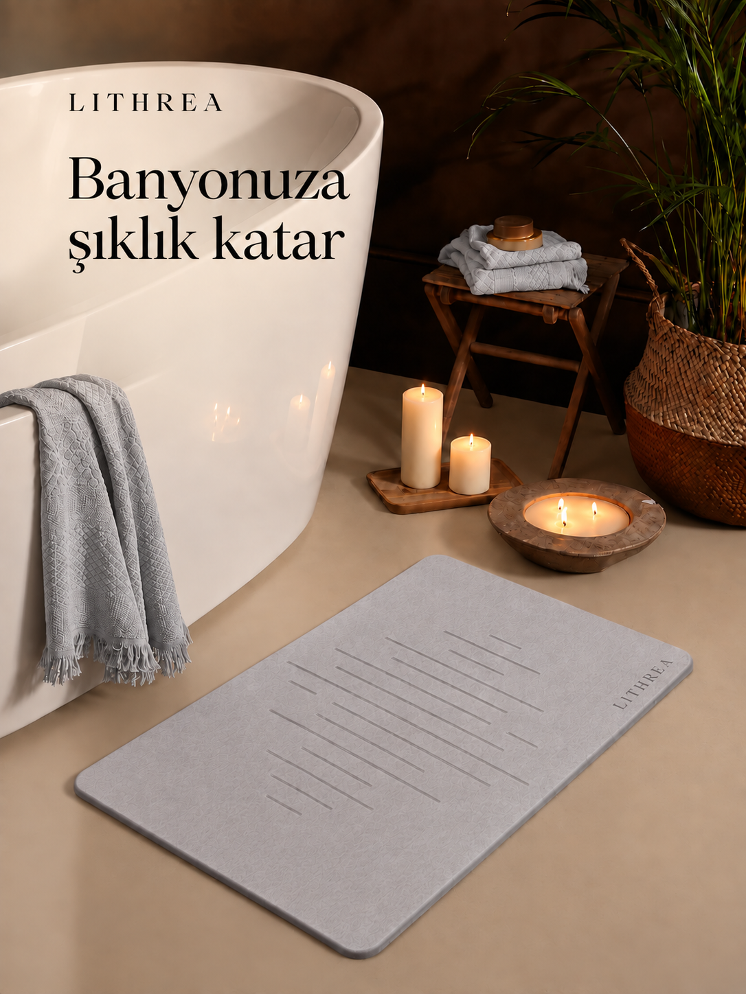 PULSE DİYATOMİT BANYO MATI